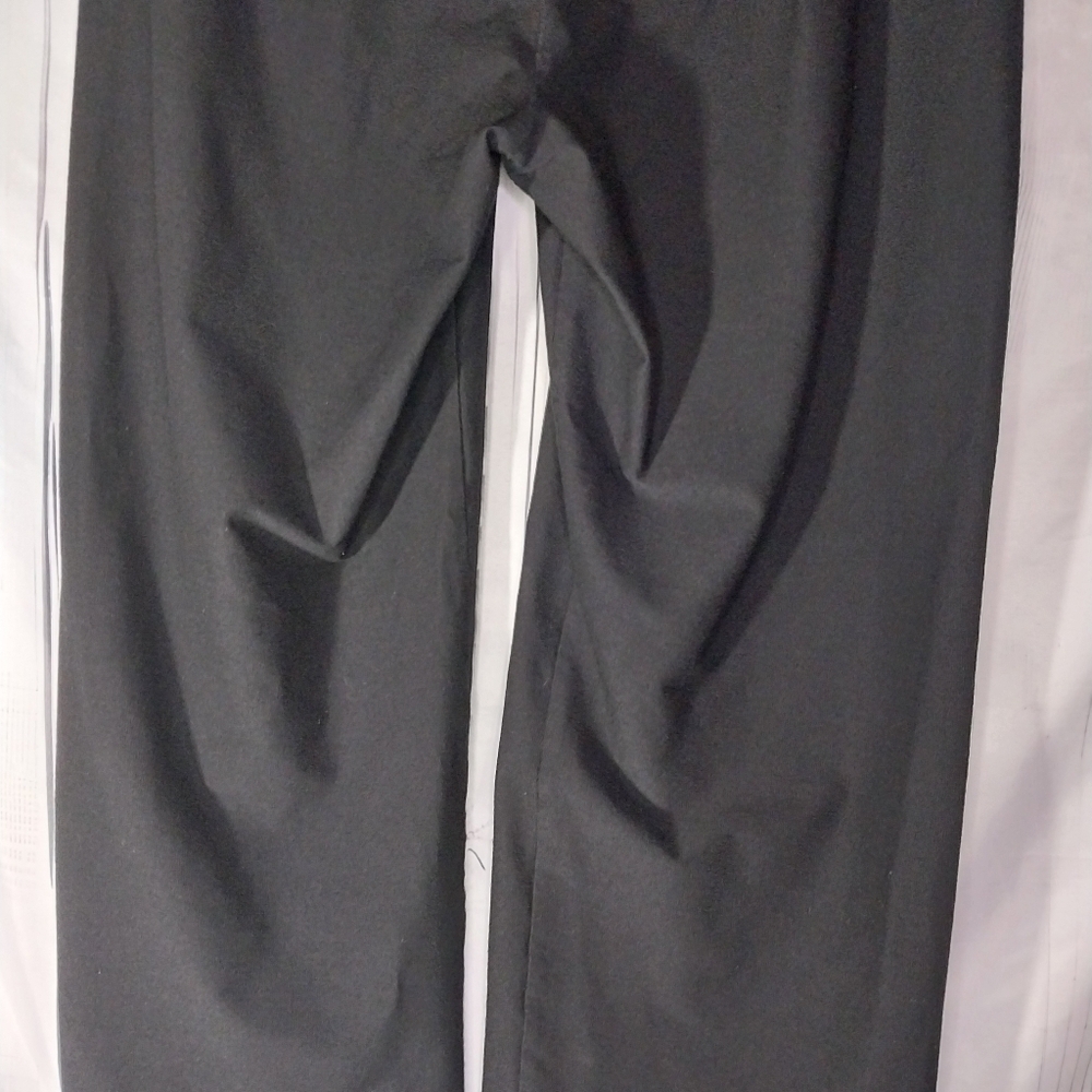 Eileen Fisher Cropped Black Wide-Leg Classic Minimalist Workwear Pants - Picture 6 of 11